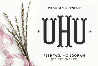 Fishtail Monogram Font: Elegant Design & Creative Uses