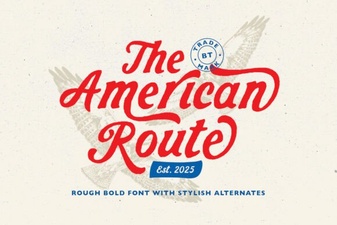 Crafting Projects with American Route Font