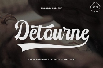 Using Detourne Font for Modern Editorial Design