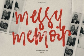 Craft Authentic Stories with Messy Memoir Font